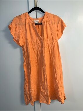 Universal Thread Orange Swim Coverup Tunic